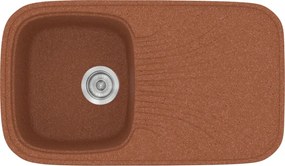 Sanitec Classic 315 (82×50) - Γρανιτένιος νεροχύτης - Granite TERRACOTTA