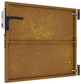 vidaXL Πόρτα Κήπου από Ατσάλι Corten 85x75 εκ.