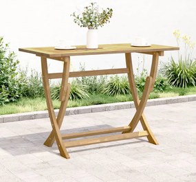 vidaXL Τραπέζι Κήπου Πτυσσόμενο 110x55x75 εκ. Μασίφ Ξύλο Ακακίας