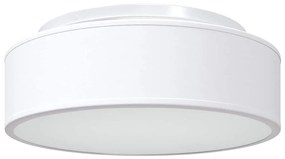 vidaXL Λάμπα Οροφής Λευκό 38 x 13.5 εκ. ύφασμα