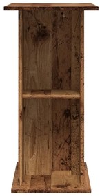 vidaXL Βάση Ενυδρείου Όψη Παλαιού Ξύλου 36x75x72,5 εκ. Επεξ. Ξύλο
