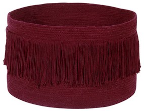 Καλάθι Αποθήκευσης (Φ45x30) Lorena Canals Fringes Savannah Red