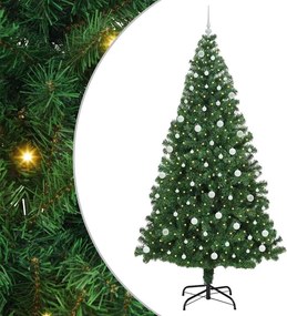 vidaXL Τεχνητό Χριστουγεννιάτικο Δέντρο με 300 LED Πράσινο 240 cm