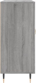 vidaXL Ντουλάπι Γκρι Sonoma 90 x 34 x 80 εκ. από Επεξεργασμένο Ξύλο