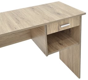 Γραφείο εργασίας με συρτάρι Michael pakoworld sonoma 88x45x72εκ (1 τεμάχια)