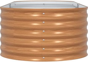 vidaXL Ανεβασμένο Κρεβάτι Καφέ 240 x 80 x 44 cm Ατσάλι