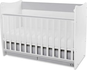 BED MATRIX NEW 60/120 WHITE/STONE GREY-2BOX