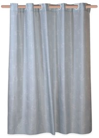 Κουρτίνα Μπάνιου (180x180) Με Τρουκς Nef-Nef Homeware Claris Blue