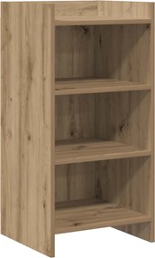vidaXL Πλαϊνό γραφείο Artisan Δρυς 40 x 36 x 80 εκ Επεξεργασμένο Ξύλο