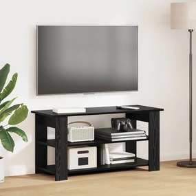 vidaXL Βάση τηλεόρασης Μαύρη Οξυά 100 x 40 x 50 cm