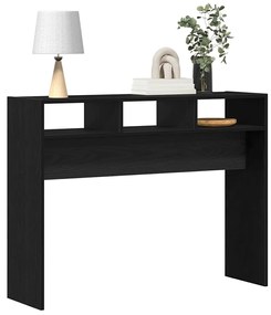 vidaXL Τραπέζι κονσόλας Μαύρη δρυς 105 x 30 x 80 εκ.