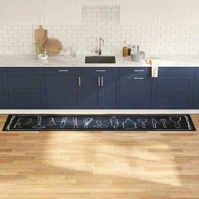 vidaXL Χαλί Κουζίνας Geometric Χώρος του Σεφ 60 x 300 cm Βελούδο