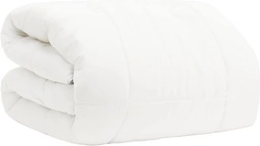 vidaXL Πάπλωμα 200x220 εκ Χειμώνας 450 GSM Αυστραλιανό Μαλλί Λευκό