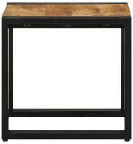 vidaXL Τραπέζι καφέ 40x50x38 εκ Μασίφ τραχύ ξύλο μάνγκο