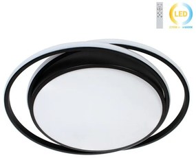 Φωτιστικό οροφής LED 63W 52Χ49Χ6 εκ. μαύρο με controller - GLOBOBOX 602179-602179-Μαύρο 602179