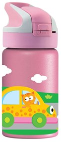 Παγούρι - Θερμός 350ml Με Καλαμάκι Laken Αμαξάκια