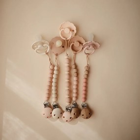 Κλιπ Πιπίλας Mushie Luna Blush 66-100070