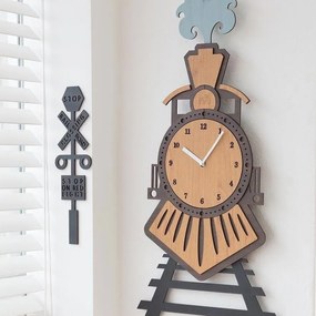 Σετ των 2 Intra απο ξύλο plywood 3mm-4mm πάχος – Ξύλινο Ξύλινο ρολόι τοίχου για παιδικό δωμάτιο 20x20 cm INTRAVECTRY-MY554571