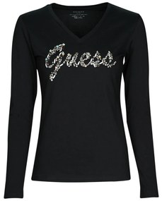 Μπλουζάκια με μακριά μανίκια Guess  LS VN BONITA TEE