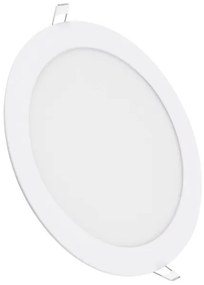 Χωνευτό LED Panel Φ22cm 20W 2180lm IP20 6000K Λευκό 60188 Globostar-60188-Λευκό 60188