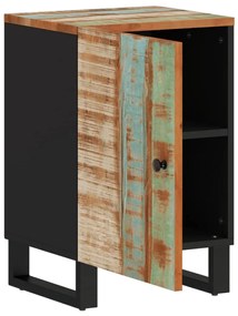 Ντουλάπι Μπάνιου 38 x 33 x 58 εκ. από Μασίφ Ανακυκλωμένο Ξύλο - Πολύχρωμο