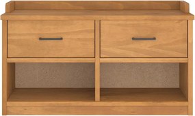 VidaXL Πάγκος διαδρόμου "SANDNES" 87x40x50 εκ. Πεύκο μασίφ ξύλο
