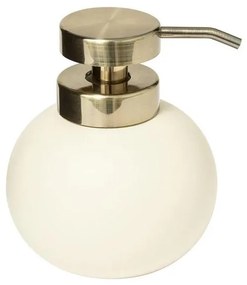 5Five Αντλία Σαπουνιού - Dispenser Κεραμικό 350ml Ivory 10.1x10.1x12.2cm Ιβουάρ 365800208