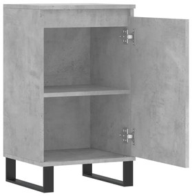 vidaXL Ντουλάπια 2 τεμ. Γκρι Σκυροδ. 40x35x70 εκ. Επεξεργασμένο Ξύλο