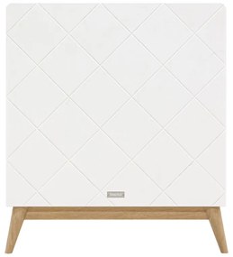 Βρεφικό Κρεβάτι Paris 70x140cm  White + Oak Bopita