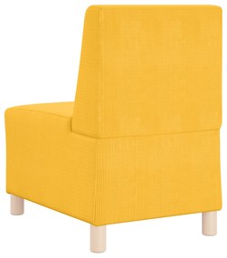 vidaXL Καθίσμα Σαλονιού Ανοιχτό κίτρινο 55 x 74 x 82 εκ. Βελούδο