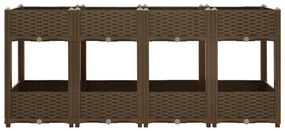 vidaXL Ζαρντινιέρα 160 x 40 x 71 εκ. από Πολυπροπυλένιο