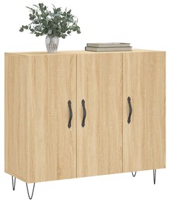 vidaXL Ντουλάπι Sonoma δρυς 90x34x80 εκ. Επεξεργασμένο Ξύλο