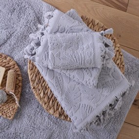 Πετσέτα Glendal Grey Nef-Nef Face 50x90cm 100% Cotton
