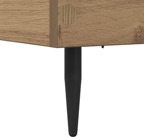 vidaXL Σκελετός Κρεβατιού Artisan Δρυς 80 x 200 cm Επεξεργασμένο Ξύλο