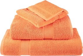 vidaXL Πετσέτες Premium Σετ 12 Τεμ. SOLUND Πορτοκαλί 600 γρ/μ²
