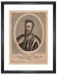 Κάδρο Michael Apafi Portrait FA13259 60x80cm Grey MindTheGap Κάθετοι Wood