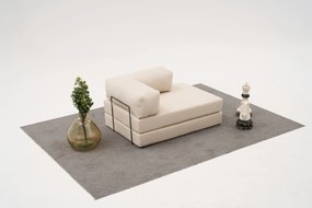 Διθέσιος Καναπές Comfort - Χρώμα Cream -140x95x75εκ