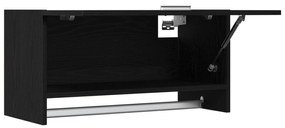 vidaXL ντουλάπα  Μαύρο Δρυ 70x32,5x35 εκ από Ξύλο