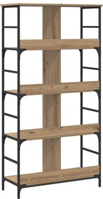 vidaXL Ράφι Βιβλίων 4 επιπέδων 78,5 x 33 x 153 εκ. μέταλλο PB