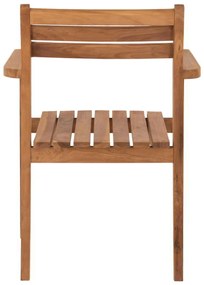 ΠΟΛΥΘΡΟΝΑ ERIETTA ΞΥΛΟ TEAK ΣΤΟΙΒΑΖΟΜΕΝΗ HM9534 ΣΕ ΦΥΣΙΚΟ ΧΡΩΜΑ 60x54x87Y εκ.