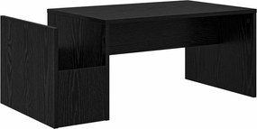 vidaXL Τραπεζάκι σαλονιού Μαύρη Οξυά 90 x 45 x 35 cm