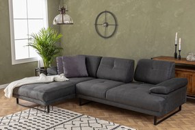 Corner Sofa Mustang Small Left - Anthracite Anthracite