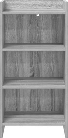 vidaXL Πλαϊνό γραφείο Γκρι Sonoma 40 x 36 x 80 εκ Επεξεργασμένο Ξύλο