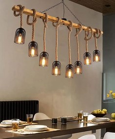 Φωτιστικό οροφής τραπεζαρίας Rustic - 13 - 430538