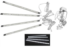 Adeleq Μπάρα Σετ 4 Τεμάχια 30Cm Ip44 230V 15LED 4,8W Ψυχρό 30-3330