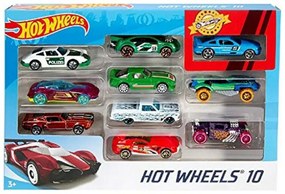 Playset Οχημάτων Hot Wheels Μέταλλο (10 Pcs)