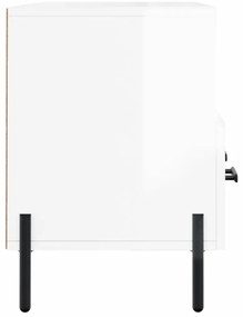 vidaXL Έπιπλο Τηλεόρασης Γυαλ. Λευκό 102x36x50 εκ. Επεξεργασμένο Ξύλο