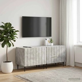 vidaXL Ντουλάπι TV Γκρι Σκυροδέματος Επεξεργασμένο Ξύλο