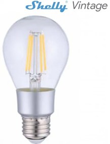 Έξυπνη Λάμπα Ε27 A60 LED 7W Διάφανο 2700Κ Filament Vintage Dimmable Wi-Fi Shelly Vintage A60 Elvhx-Shelly Vintage A60-Διάφανο Shelly Vintage A60