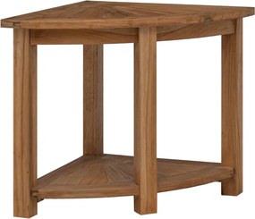 vidaXL Τραπέζι Πλευρικής Μπανιέρας Φυσικό 45 x 45 x 46 εκ.